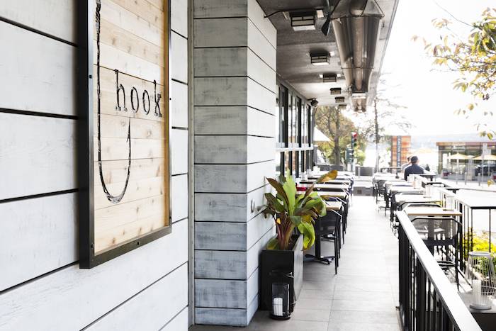 Hook Sea Bar outdoor Patio Vancouver